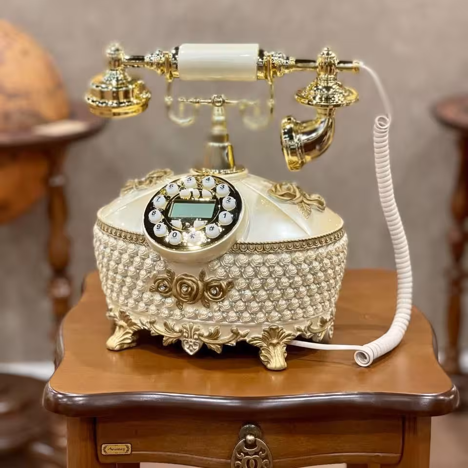 تلفن دکوری رزینی   سلطنتی   کیفیت عالی ، دکوری شیک و خاص 