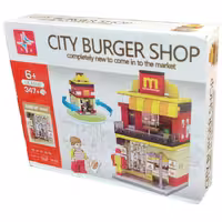 ساختنی ال ایکس مدل City Burger Shop کد 505 - کالاوما
