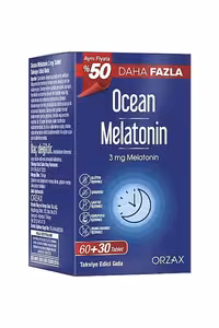 قرص ملاتونین 3 میلی گرم Ocean - بسته 90 عددی