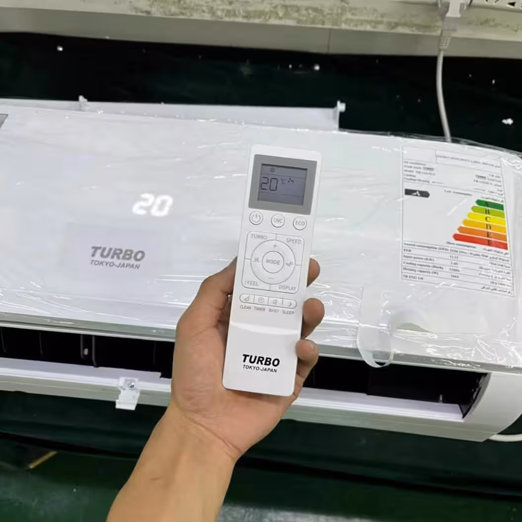 کولر گازی توربو اصل ژاپن  12000 موتور T3 سرد و گرم TB-12GWN