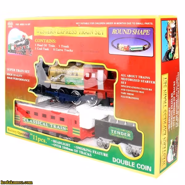 قطار سبز کلاسیک بدون ایستگاه دودزا