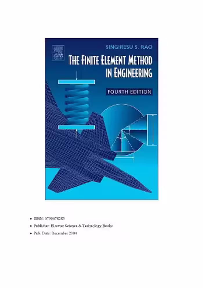 خرید و دانلود نسخه کامل کتاب The Finite Element Method in Engineering