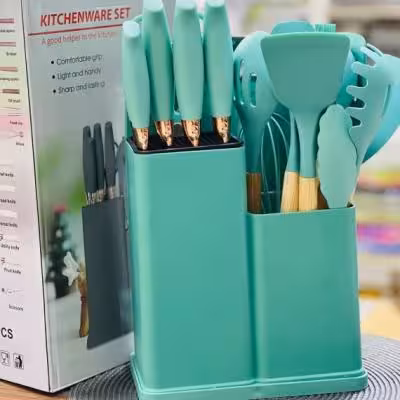 سرویس کفگیرملاقه و کاردساطور 19 پارچه