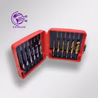 خرید و قیمت ست 12 عددی مته قلاویز HSS سایز M3 تا M10