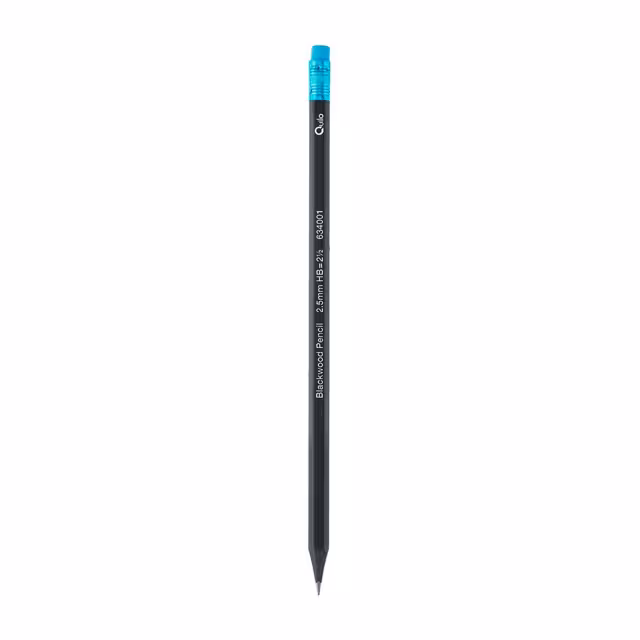 مداد مشکی پاکن دار کوییلو مدل Blackwood Pencil