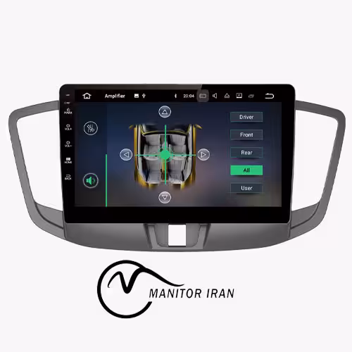 مانیتور MVM 550 برند وینکا 2 64 اپل کارپلی مدل WI30 همراه با قاب