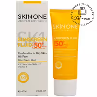 ضد آفتاب SPF50 بی رنگ ،فاقد چربی اسکین وان مناسب پوست مختلط تا چرب حجم 40 میلی لیتر