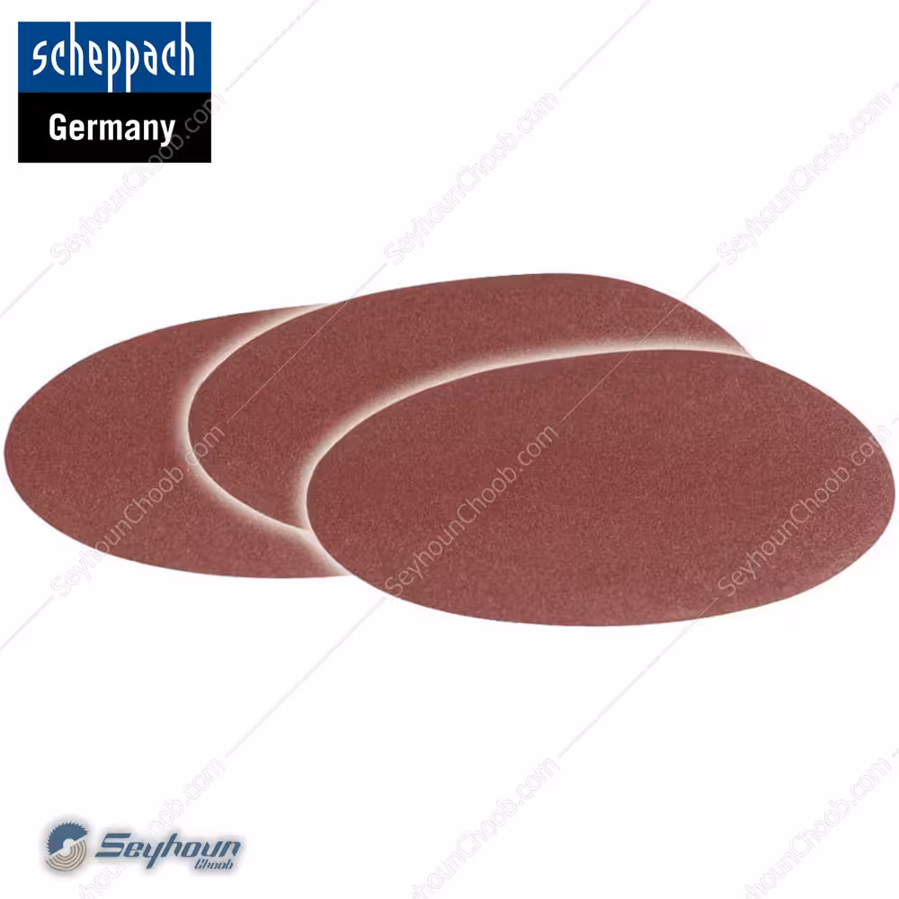 پک 3 عددی کاغذ سنباده گرد شپخ قطر 125 میلی متر مش 80/120/180 مدل 7903301701 مناسب برای مدل BTS700