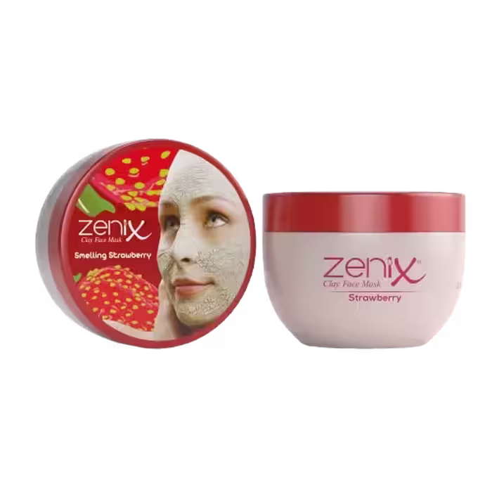 ماسک خاک رس و توت فرنگی زنیکس Zenix حجم 350 گرم