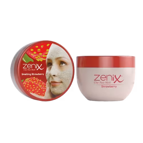ماسک خاک رس و توت فرنگی زنیکس Zenix حجم 350 گرم