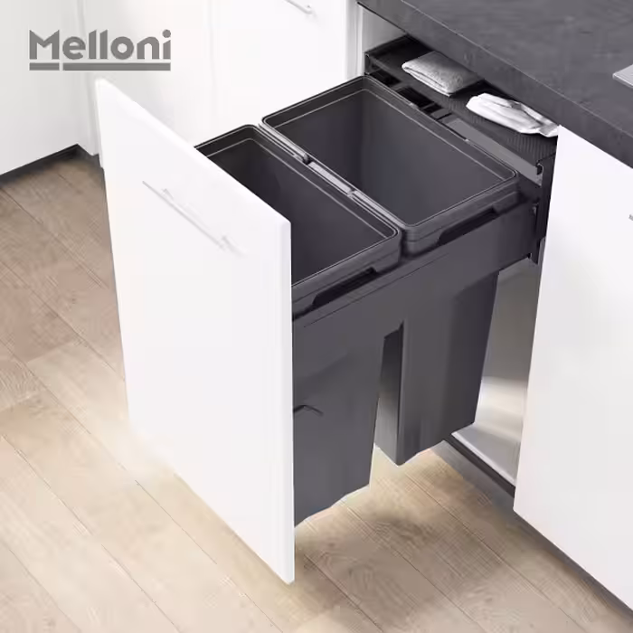 سطل 2 قلو Max Bin ملونی 9020 - یراقینو فروش یراق آلات کابینت و درب