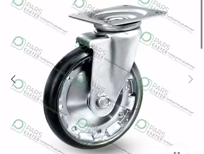 چرخ اصفهان بلبرینگی کفی گردان قطر 160