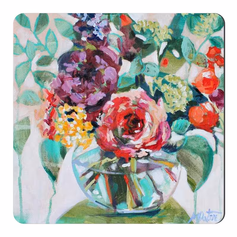 مگنت طرح گلدان و گل کد wmg626