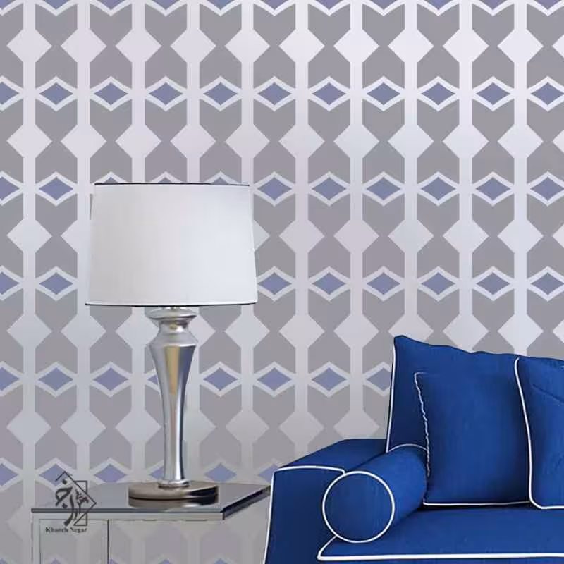 شابلون دیواری مدرن کد 882