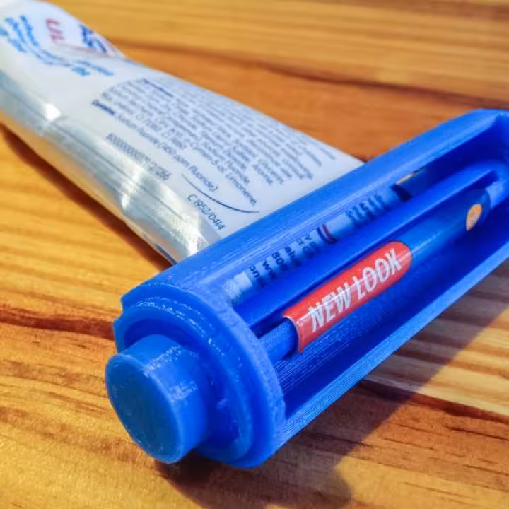 مدل سه بعدی اسکوییزر خمیر دندان (slt)