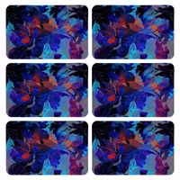 زیربشقابی طرح گل کد 9127 بسته 6 عددی | کالا مکس