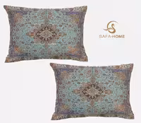 یک جفت روپشتی ترمه صفائی کد 19 رنگ آبی