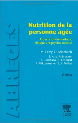 خرید و دانلود نسخه کامل کتاب Nutrition de la personne âgée