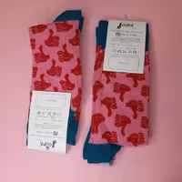 جوراب ساقدار صورتی Joopa