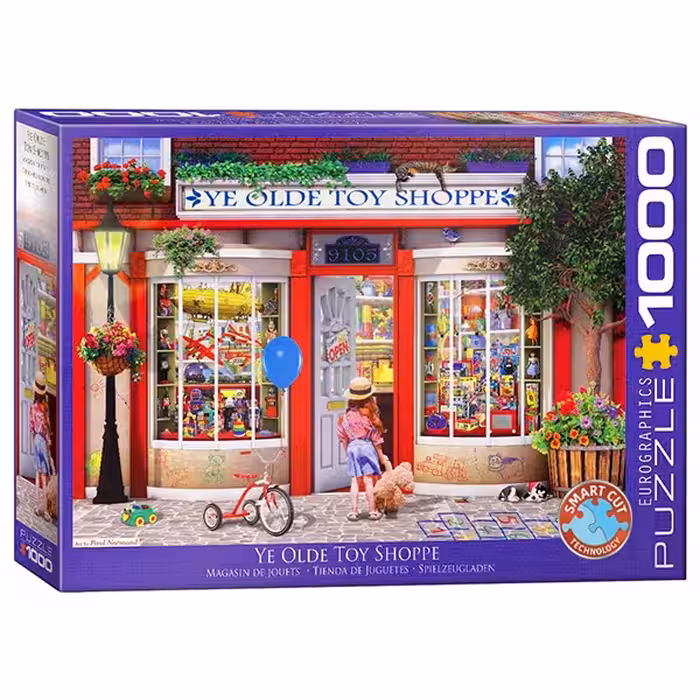 پازل 1000 تکه یوروگرافیکس Eurographics طرح مغازه اسباب‌بازی قدیمی
