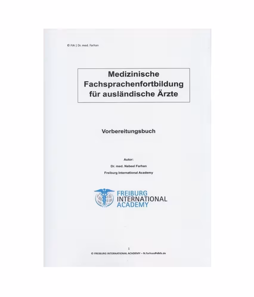 Medizinische Fachsprachenfortbildung fur auslandische Arzte