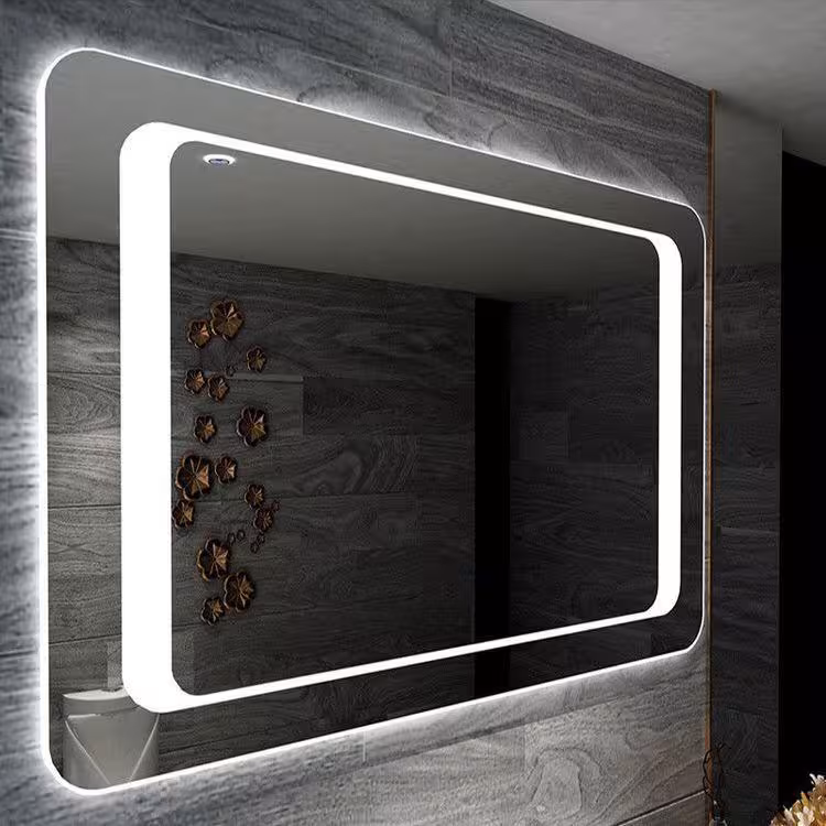 آینه نور دار مستطیل سند بلاست 70x100