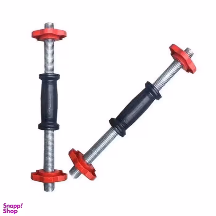 دسته دمبل مدل سر ستاره ای کد D003 بسته 2 عددی