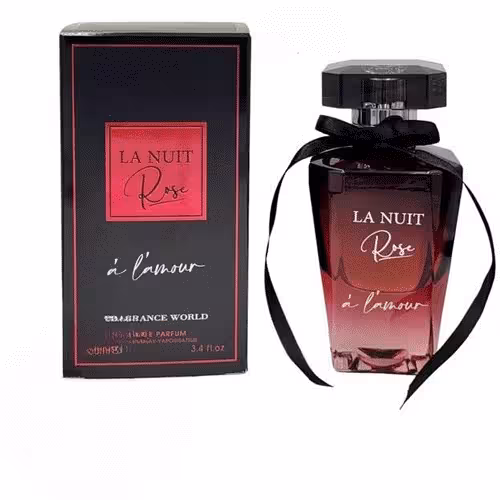 عطر ادکلن لانکوم لا نویت ترزور ای لا فولی فراگرنس ورد لا نویت رز ای لانور