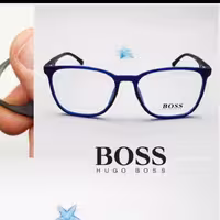 عینک طبی اسپرت برند BOOS رنگ بندی آبی مشکی نوک مدادی و قهوه ای   کیفیت عالی  بدنه TR90  نشکن