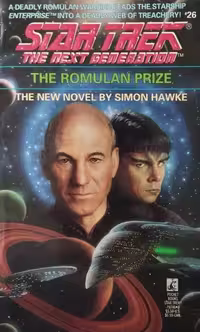 کتاب The Romulan Prize اثر Simon Hawke، داستانی مهیج و علمی تخیلی برای علاقه‌مندان به ژانر فانتزی.
