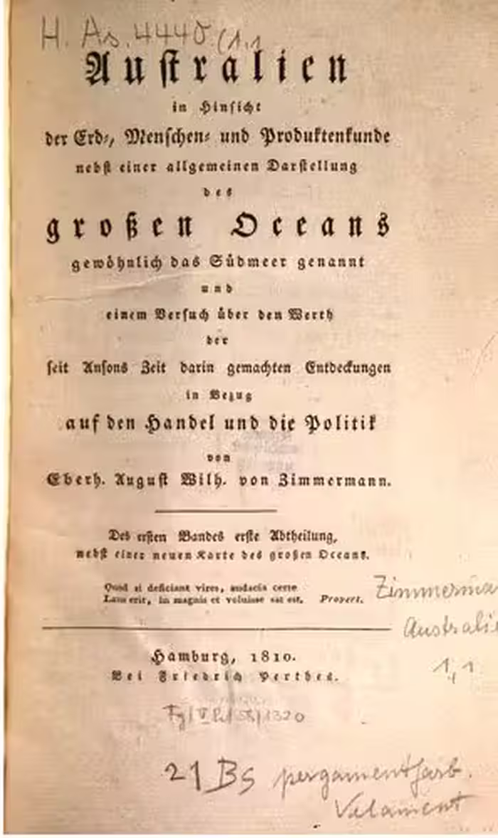 خرید و دانلود نسخه کامل کتاب Australien in Hinsicht der Erd-, Menschen- und Produktenkunde nebst einer allgemeinen Darstellung des großen Oceans gewöhnlich das Südmeer genannt