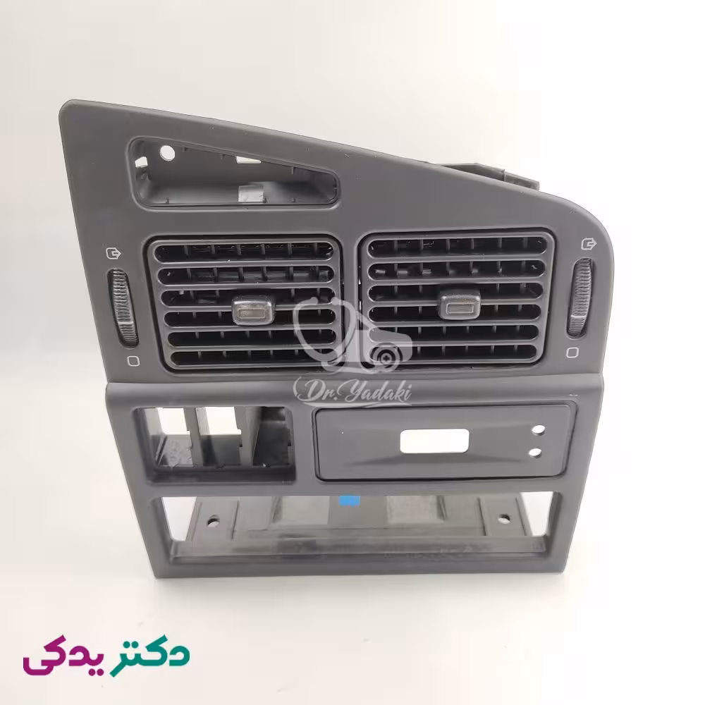 صفحه جای رادیو پژو 405 با دریچههای بخاری (ساعت دیجیتالی) شرکتی ایساکو اصل 0620300699