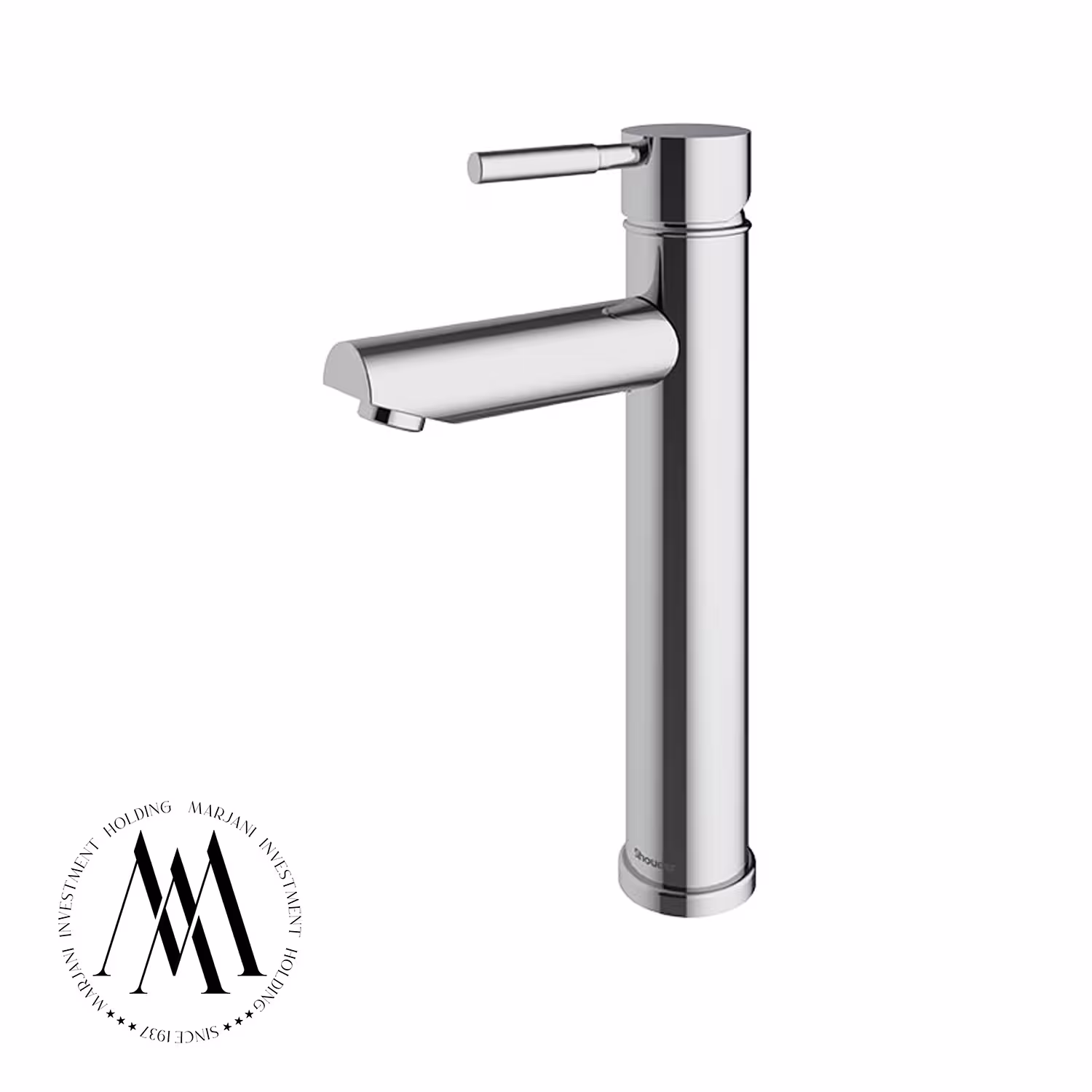 شیر روشویی شودر مدل موناکوپلاس پایه بلند (کروم)