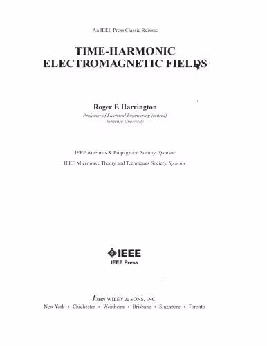 خرید و دانلود نسخه کامل کتاب Time-Harmonic Electromagnetic Fields (IEEE Press Series on Electromagnetic Wave Theory)