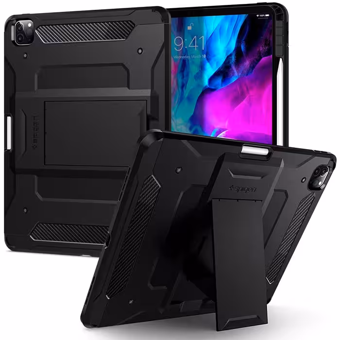 کاور اسپیگن تبلت اپل iPad Pro 12.9 inch 2021 / 2020 / 2018 مدل Tough Armor Pro