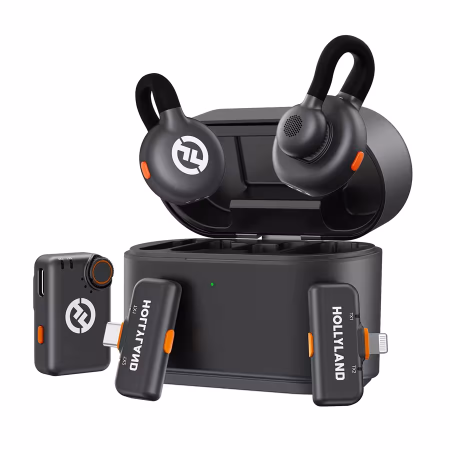 میکروفون یقه‌ای بی سیم هالی لند مدل LARK M2S ULTIMATE COMBO