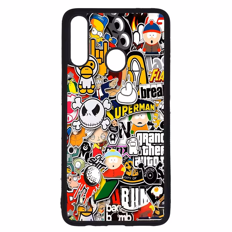 کاور طرح Grafitty کد G-050 مناسب برای گوشی موبایل سامسونگ Galaxy A20s | دیجی قاب دونی