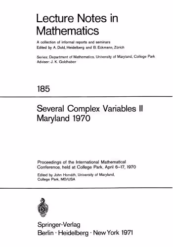 خرید و دانلود نسخه کامل کتاب Several Complex Variables !! Maryland 1970