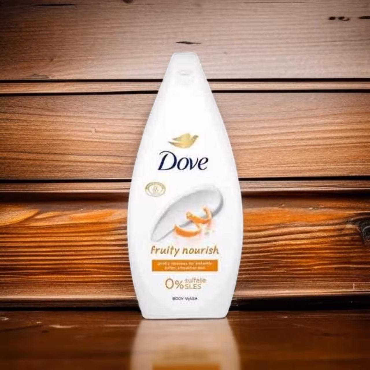شامپو بدن هلندی داو Dove Fruity Nourish با رایحه میوه شور و بادرنجبویه