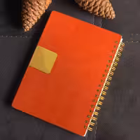 دفتر یادداشت طرح چرم قرمز