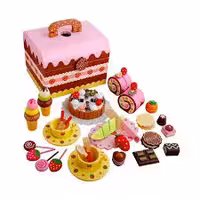 ست چای خوری اسباب بازی چوبی کودک