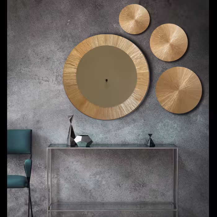 تابلو نقاشی و آینه دکوراتیو چند تکه  ورقطلا تماما کار دست از رویآرت گالری(ارسال از طریق چاپار پس کرایه)