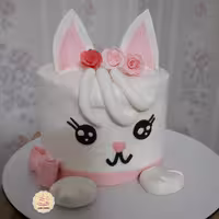 کیک  باتم گربه