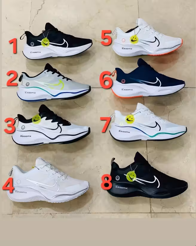 کتونی نایک زوم ایکس طرح لبخند ضد اب رویه چرم، وارداتی ویتنام ، پایین ترین قیمت در ایران فروش بصورت عمده و تک. سایز 38 تا 45 تنوع در 5 رنگ جذاب .