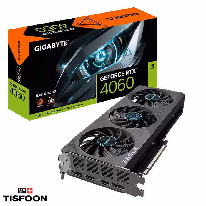 کارت گرافیک گیگابایت مدل GeForce RTX 4060 EAGLE OC 8G
