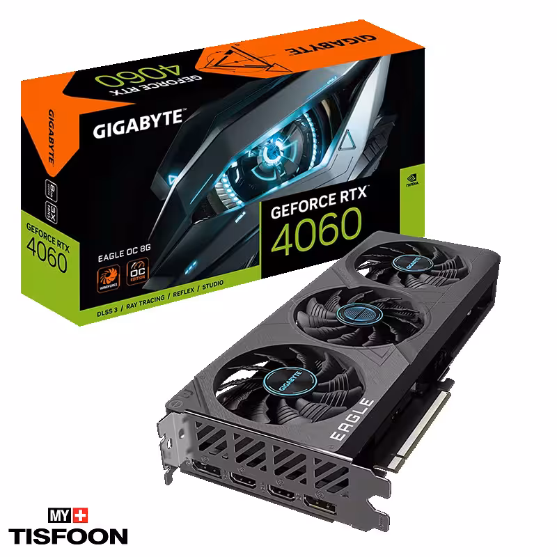 کارت گرافیک گیگابایت مدل GeForce RTX 4060 EAGLE OC 8G