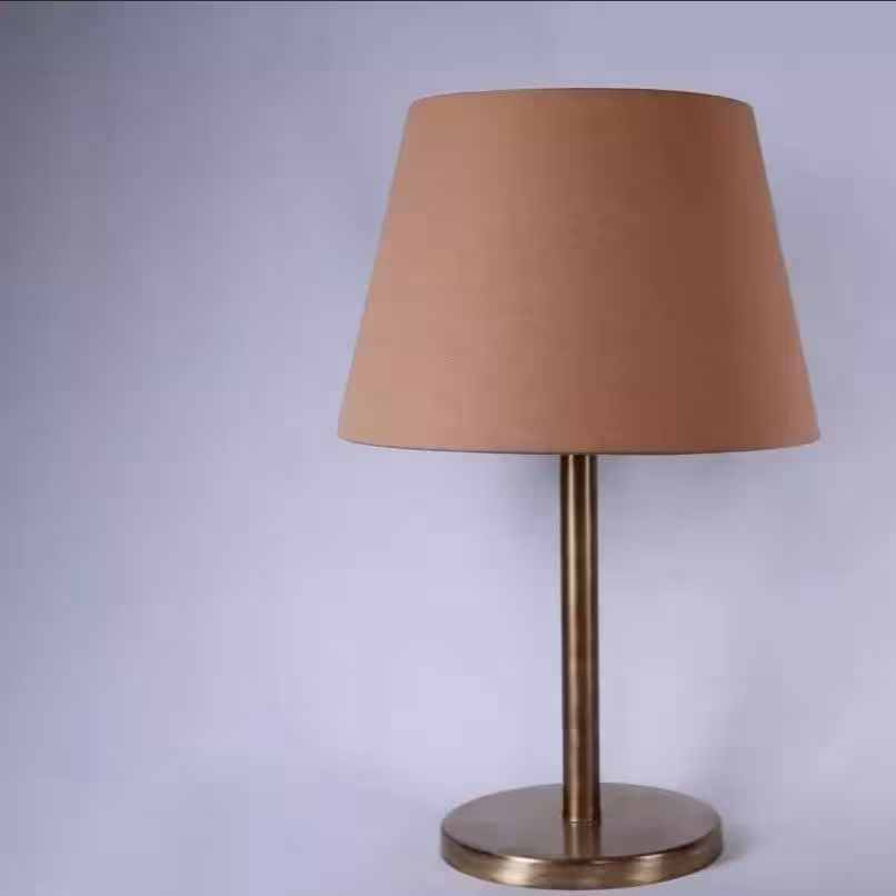 آباژور رومیزی طرح ایکیا آبکاری آنتیک شید قابل شستشو