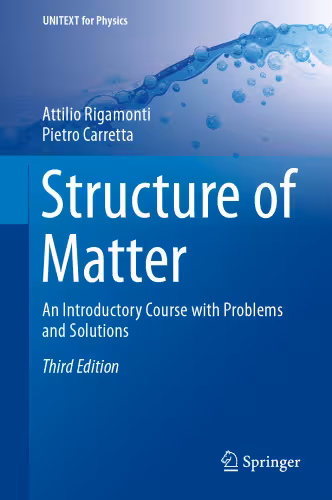 خرید و دانلود نسخه کامل کتاب Structure of Matter: An Introductory Course with Problems and Solutions