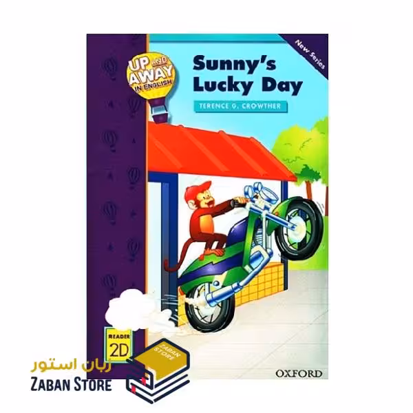 Up and Away in English Reader 2D Sunny’s Lucky Day داستان آپ اند اوی این انگلیش دو روز شانس سانی