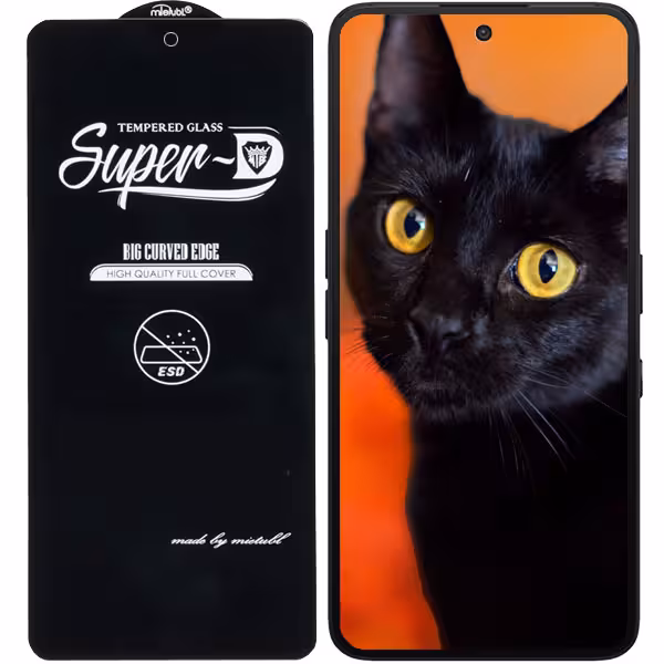 محافظ صفحه نمایش گلس Poco C75 گوشی شیائومی پوکو سی 75 ضد ضربه مقاوم تمام صفحه